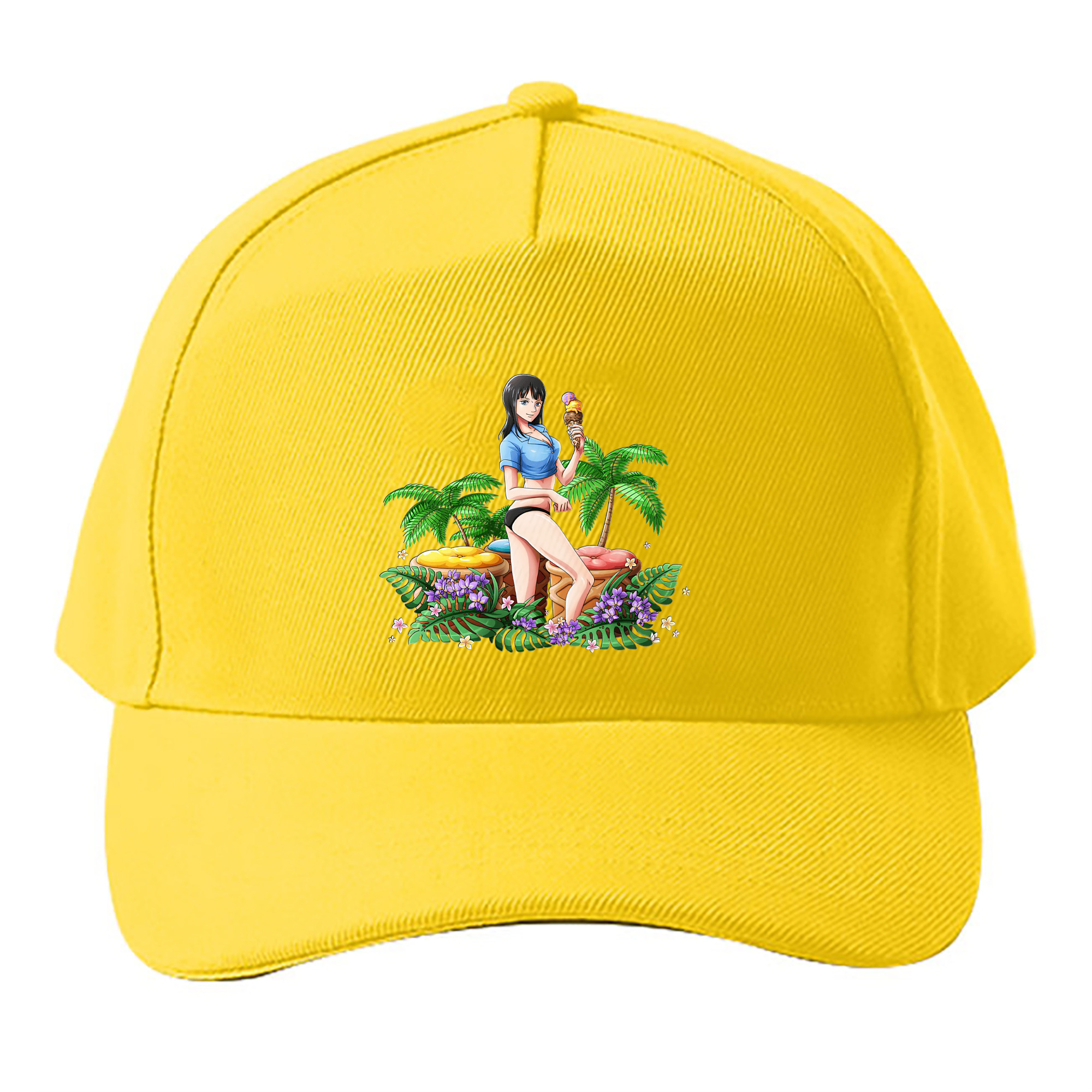（画像用） ワンピース ニコ・ロビン ONE PIECE Nico Robin ベースボールキャップ 綿100％ 男女兼用 帽子 スポーツ